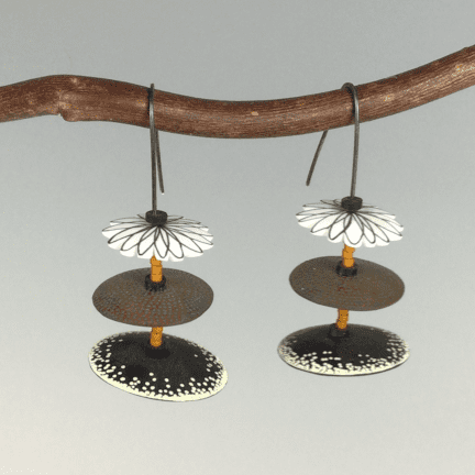 Tiered Sculptural Earrings