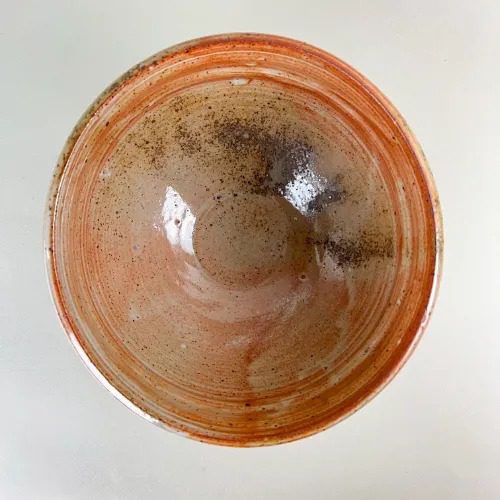 Alternative view of Shino Ash Serving Bowl