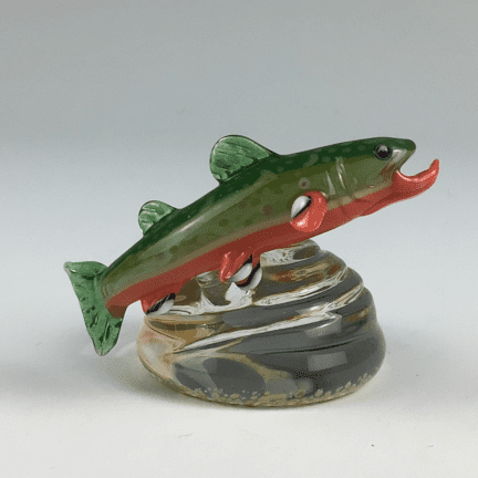 Alternative view of Small Fish Paperweight