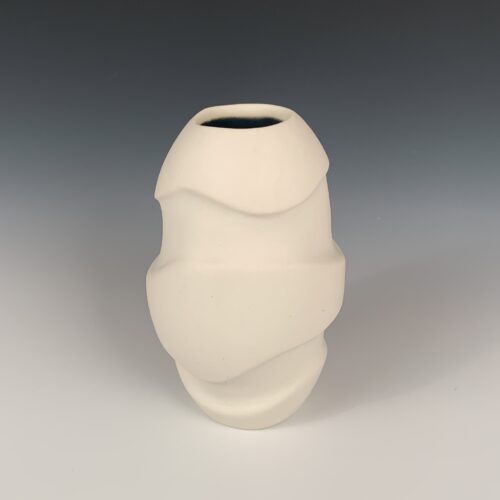 Medium Sculptural Stoneware Vase