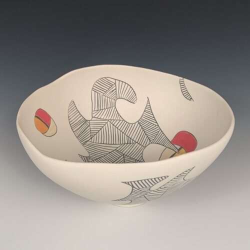 Alternative view of Medium Bowl with Abstract Design