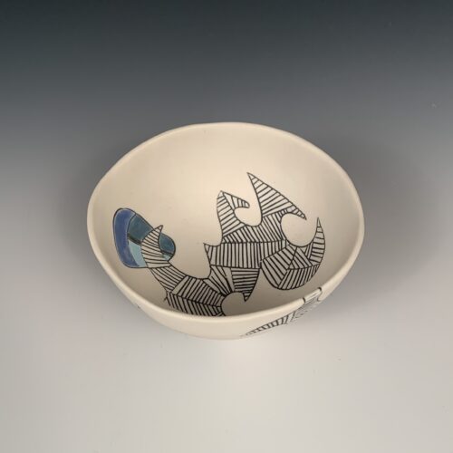 Alternative view of Small Bowl with Abstract Design