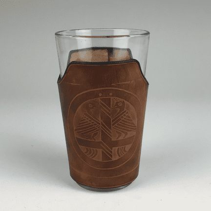 Leather Beer Pint Sleeve
