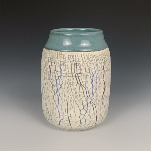 Small Crack-Textured Vase