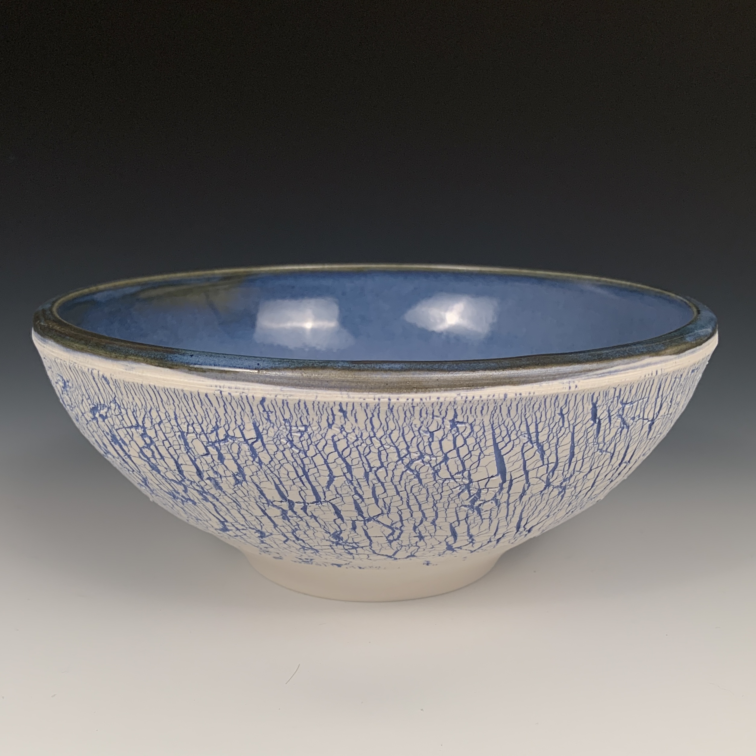 Crack-Textured Bowl