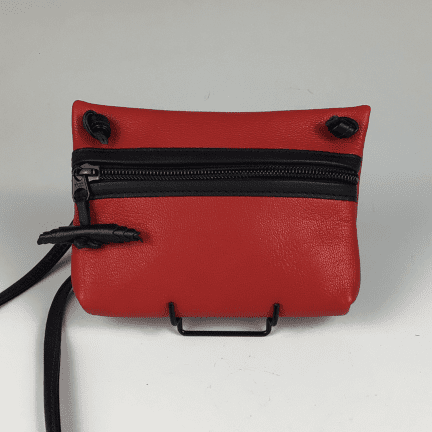 "Chicklet" Leather Purse