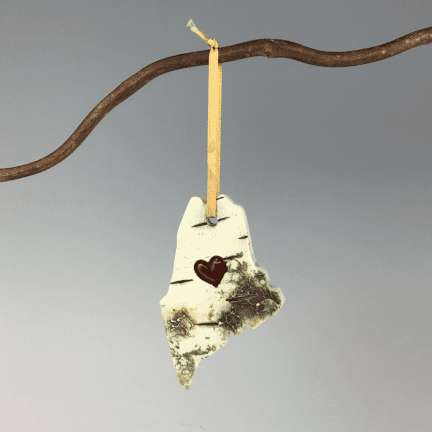 Birch Maine Ornament