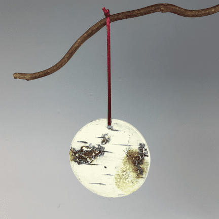 Birch Disk Ornament