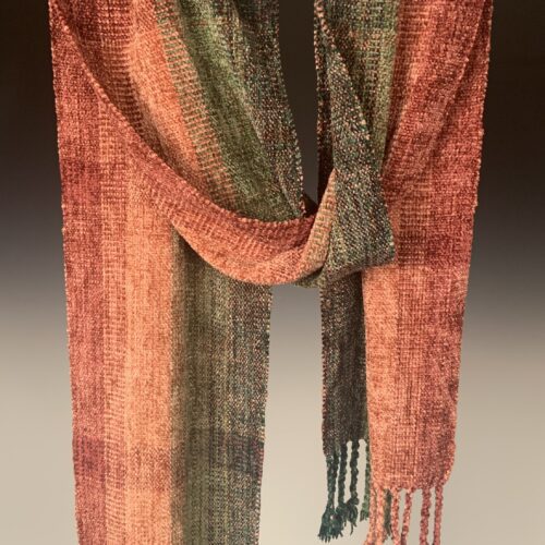 "Rose Garden" Chenille Scarf