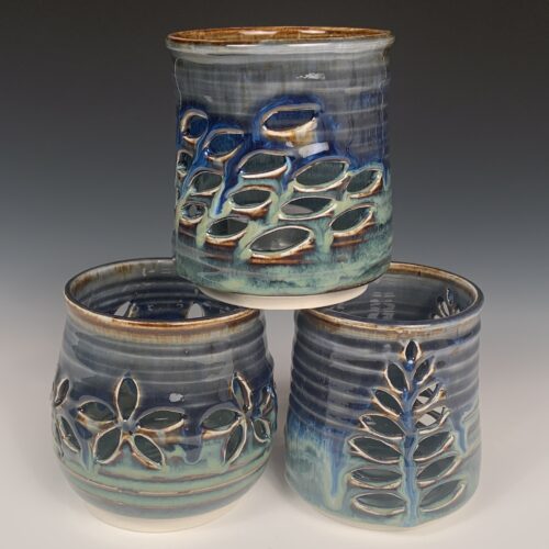 "Tweed" Glazed Votive