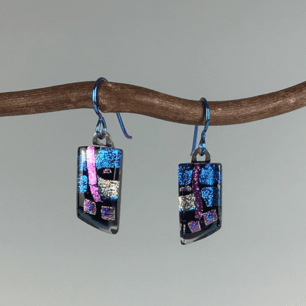 Dichroic Earrings