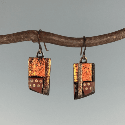 Dichroic Earrings