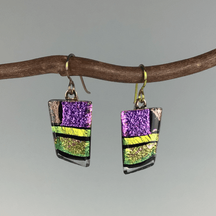 Dichroic Earrings