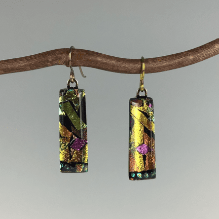 Dichroic Earrings