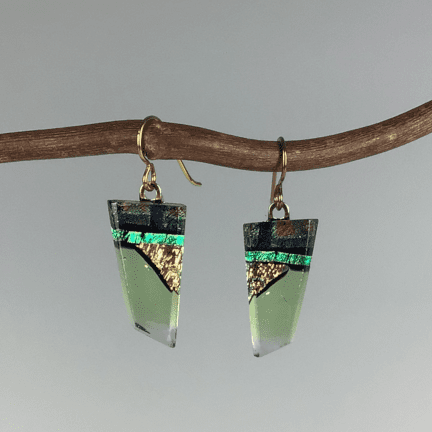 Dichroic Earrings