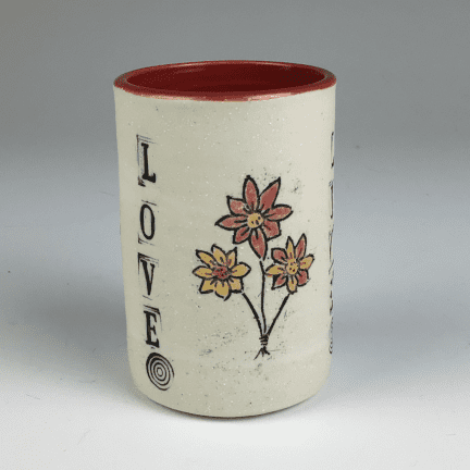 Alternative view of "Love" Tumbler