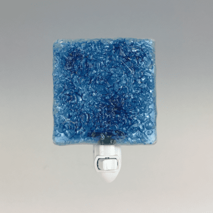 Glass Blue Night Light