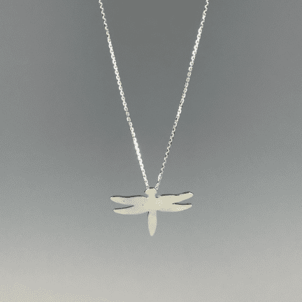 Alternative view of Dragonfly Silhouette Pendant