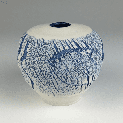Textured Sphere Vase