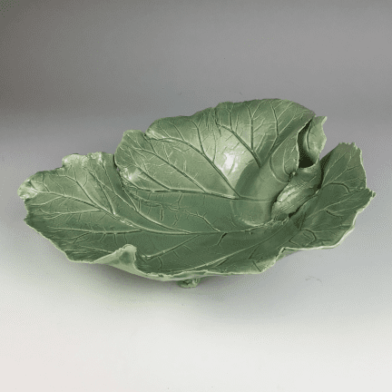 Alternative view of Rhubarb Leaf Bowl