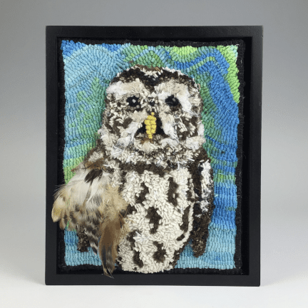 Framed Barred Owl Hooking