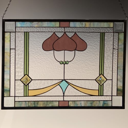 Alternative view of Craftsmen Style Stained Glass