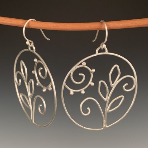 Alternative view of Round Filigree Earrings