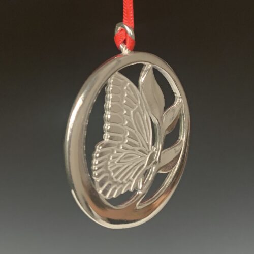 Alternative view of Pewter Butterfly Ornament