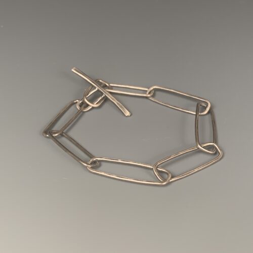 Hand Forged Sterling Silver Bracelet
