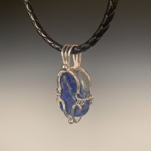Alternative view of Lapis Lazuli Pendant