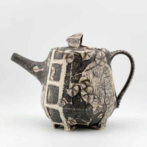 Carved Teapot
