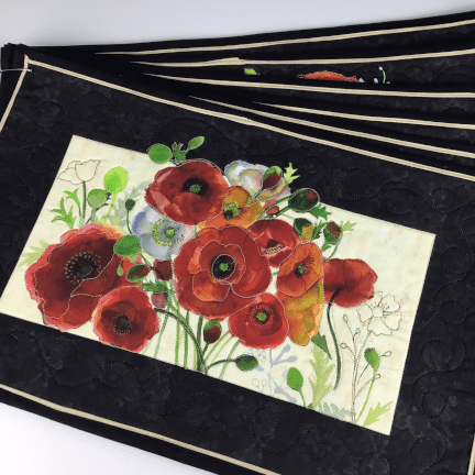 Alternative view of Poppies Placemat Set