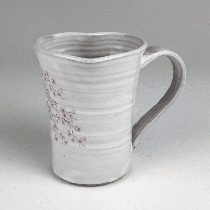 Alternative view of Cherry Blossom Heart Mug