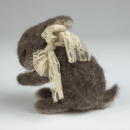 Alternative view of Cozy Felted Bunny