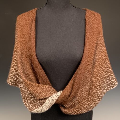 Alpaca Infinity Shawl - Mocha
