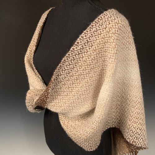 Alternative view of Reversible Alpaca Infinity Shawl