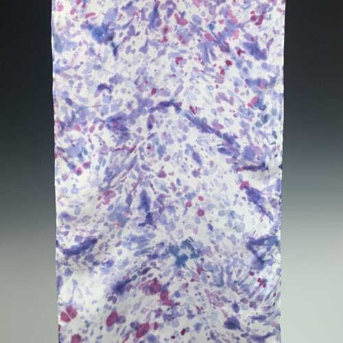 Alternative view of Ice-Dyed Silk Scarf/Shawl - Lavender Tones