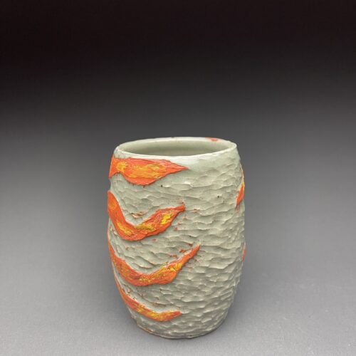 Alternative view of Carved Flower Mug