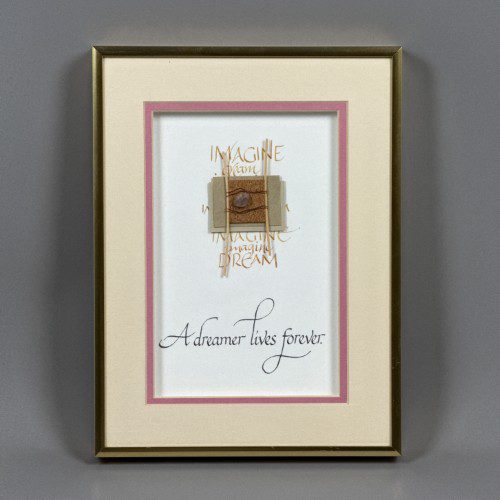 "A Dreamer" Mixed Media Collage