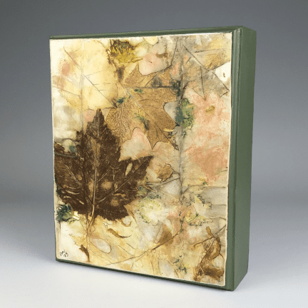 Alternative view of Oak and Maple Leaf Ecoprint