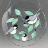 Chickadee Stained Glass