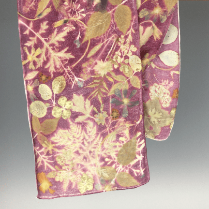 Botanical Silk & Wool Scarf
