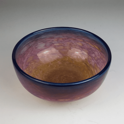 Alternative view of Sunset Glass Bowl