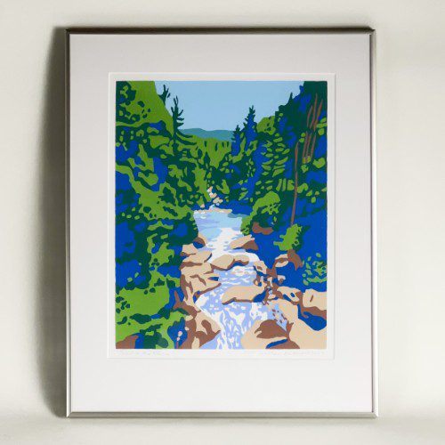 "Trail to the Flume" Serigraph