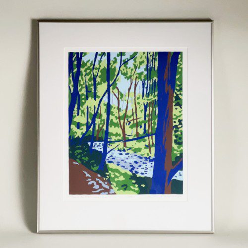 "Trail to Stonehouse Pond" Serigraph
