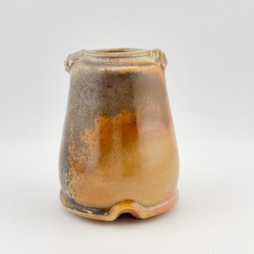 Alternative view of Wood Fired Ruffle Detail Bud Vase 2