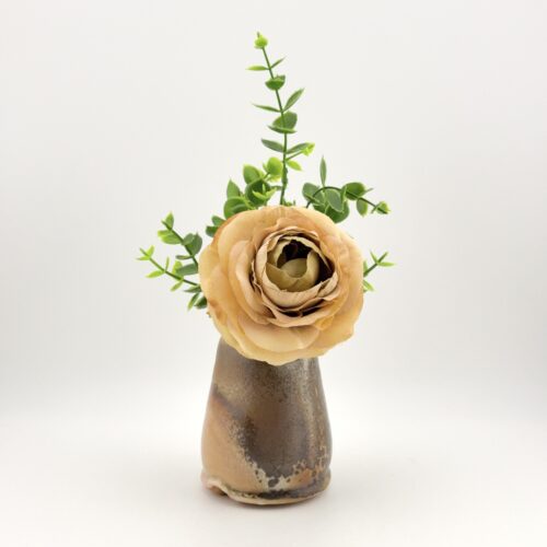 Wood Fired Ruffle Detail Bud Vase 2