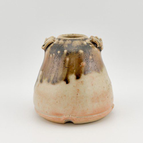 Alternative view of Wood Fired Ruffle Detail Bud Vase 3