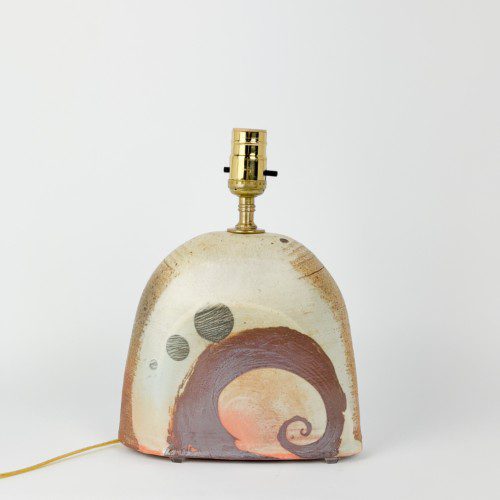 Alternative view of Wood Fired Stoneware Lamp