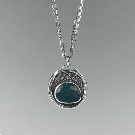 "Moon Dust" Apatite Pendant